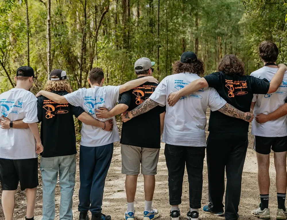 TDAC disability support crew celebrating after a group activity