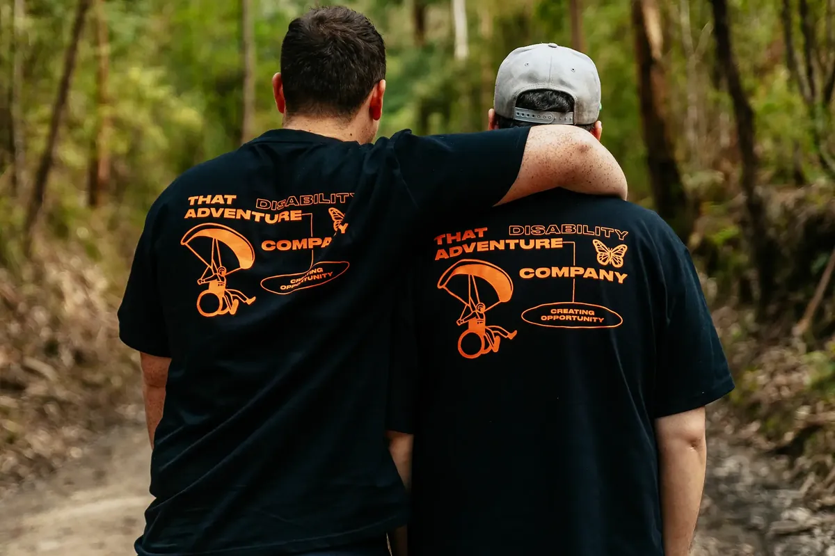 TDAC team on a forest trail – inclusive outdoor adventure