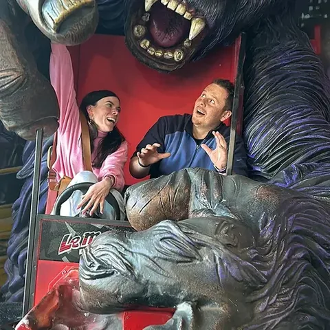 Disability support group outing to a theme park in Victoria